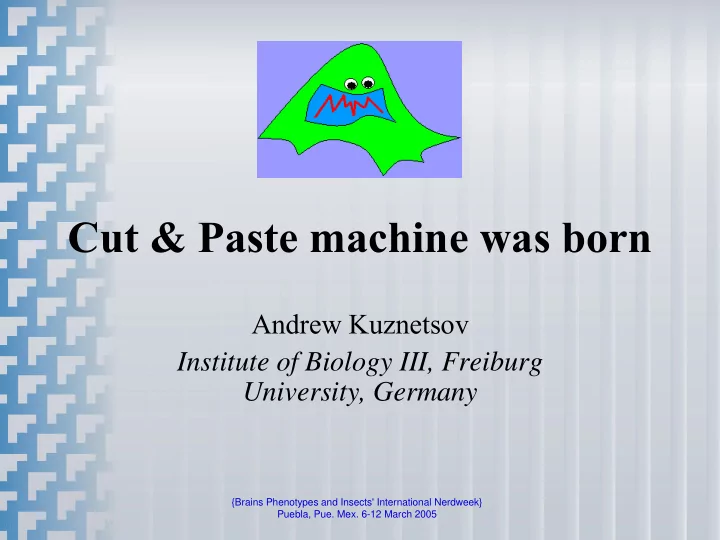 cut amp paste machine was born
