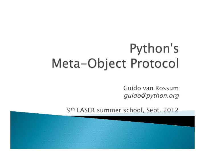 guido python org