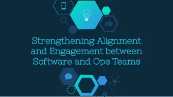 Strengthening Alignment  and Engagement between  Software and Ops Teams  README.md  Jonathan