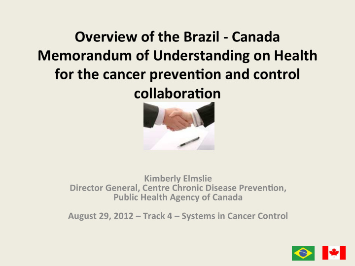 overview of the brazil l canada memorandum of