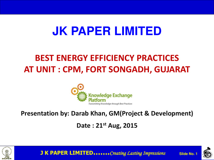 jk paper limited