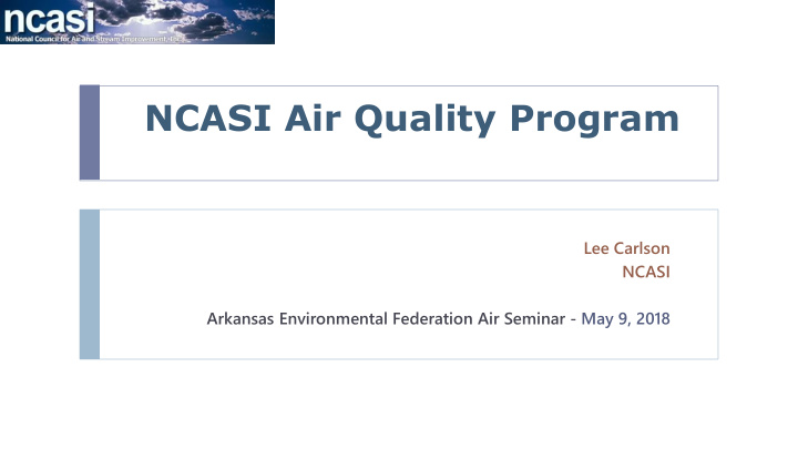 ncasi air quality program