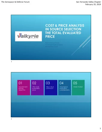 01  02  03  04  05  Government  The total  Best value  Cost/price  GAO Protest  pricing