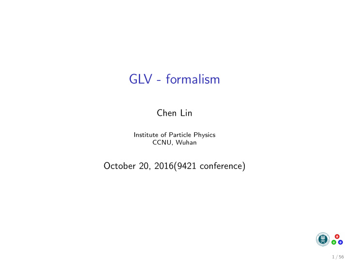 glv formalism