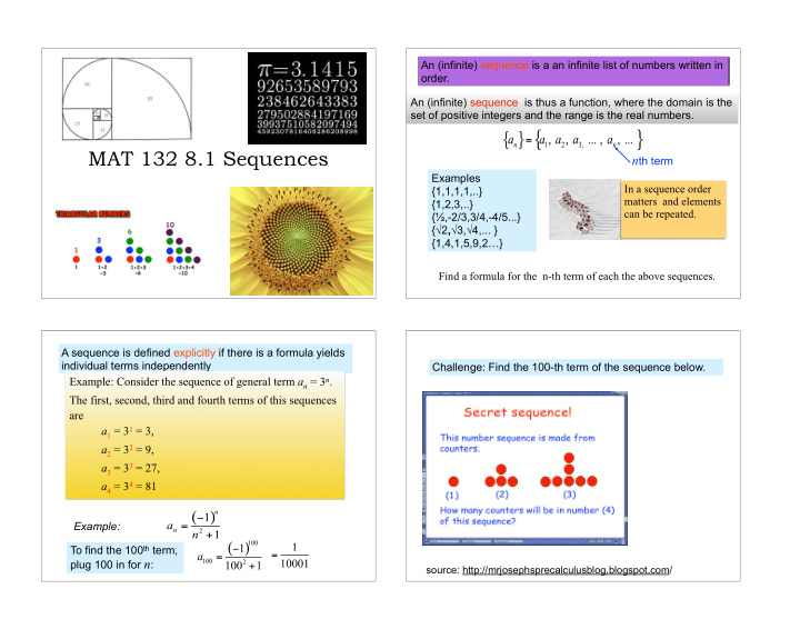 mat 132 8 1 sequences