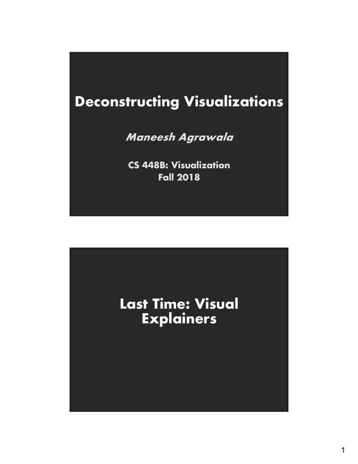 deconstructing visualizations