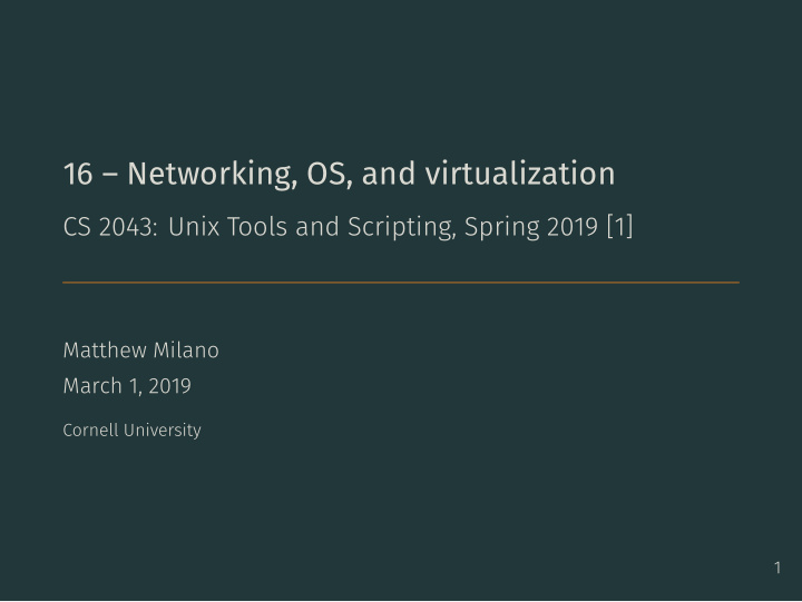 16 networking os and virtualization