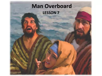 Man  Overboard      LESSON  7      Your  Response  to  the  Lesson