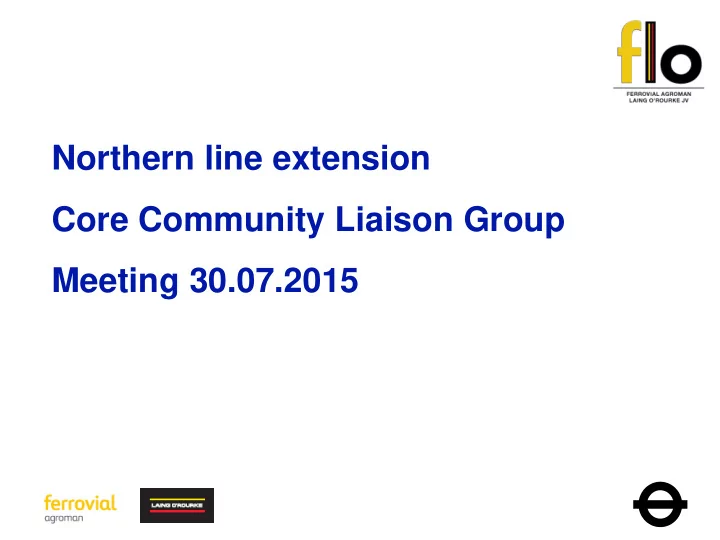 northern line extension