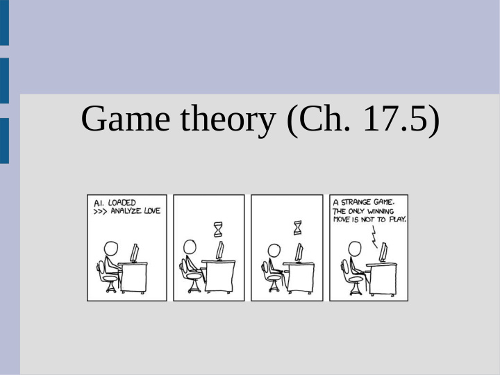 game theory ch 17 5 find best strategy