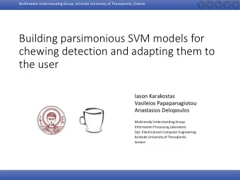 the user  Iason Karakostas  Vasileios Papapanagiotou  Anastasios Delopoulos  Multimedia