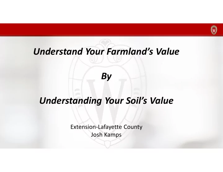 understand your farmland s value by understanding your