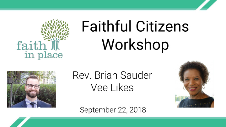 faithful citizens workshop
