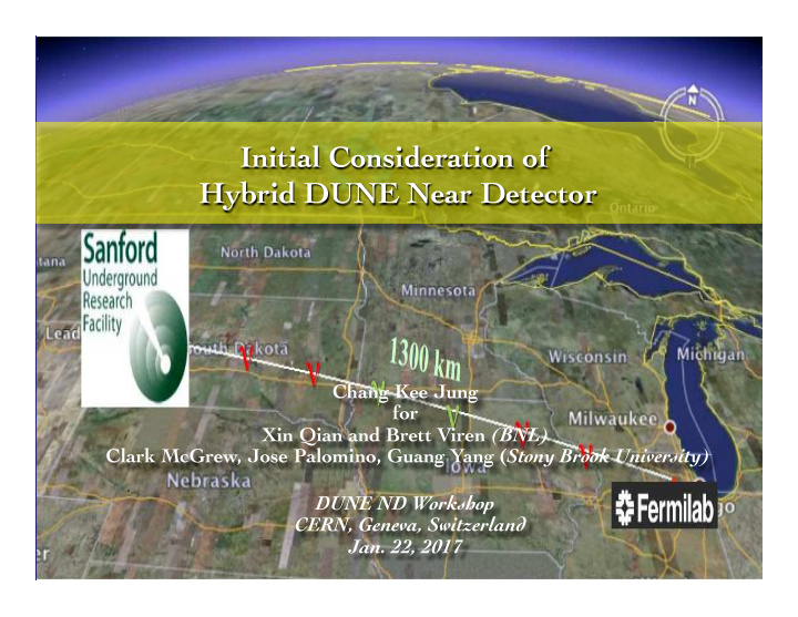 initial consideration of hybrid dune near detector