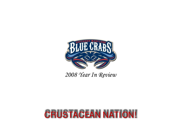 crustacean nation inaugural game