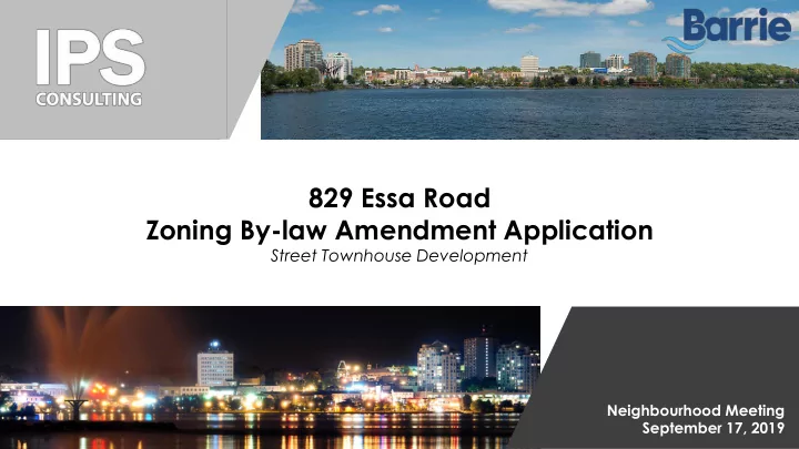 829 essa road zoning by law amendment application