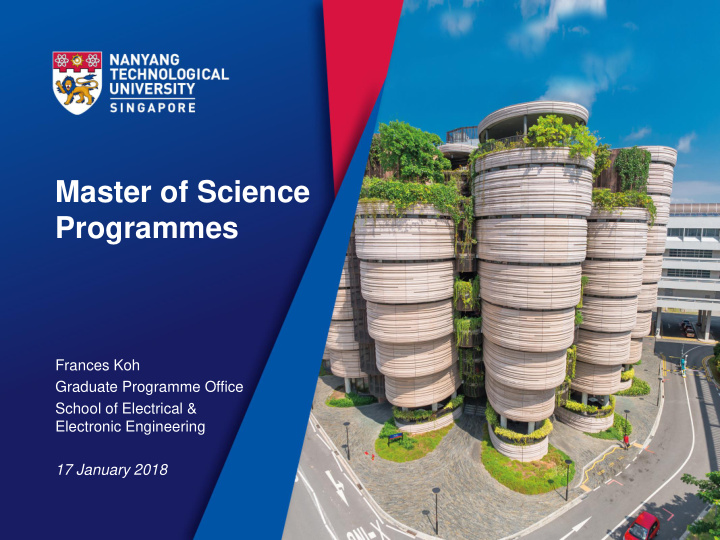 master of science programmes