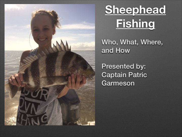 sheephead fishing