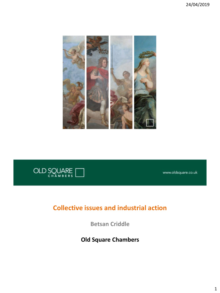 collective issues and industrial action