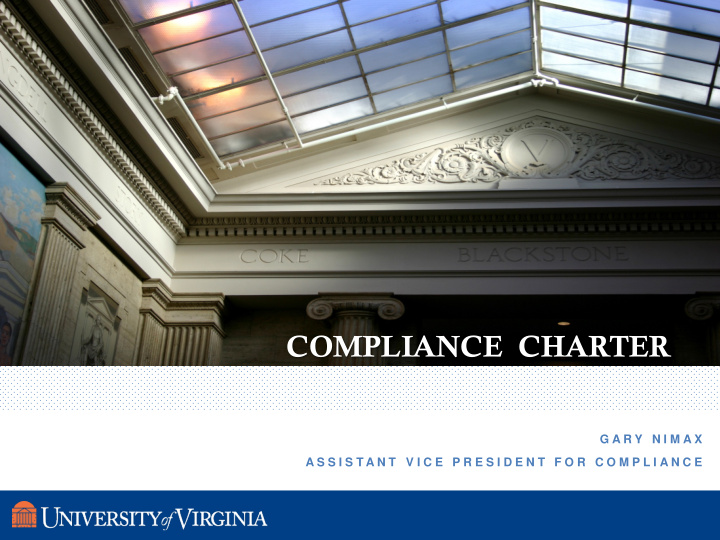 compliance charter