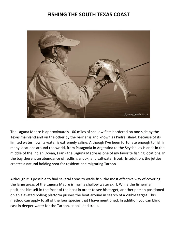 fishing the south texas coast