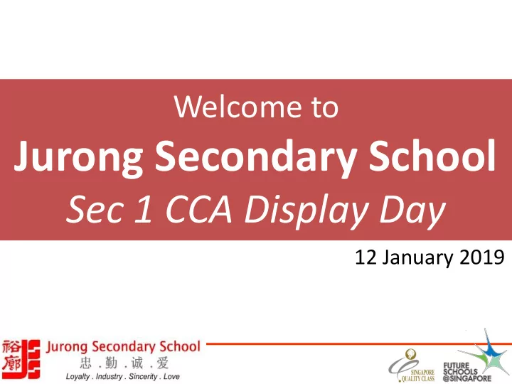 jurong secondary school