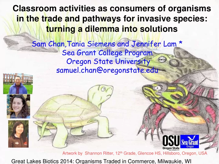 in the trade and pathways for invasive species