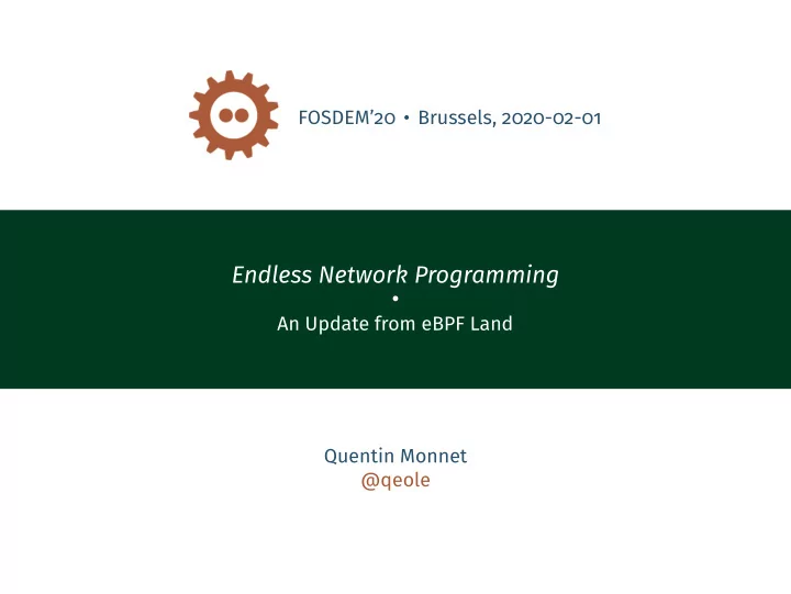 endless network programming
