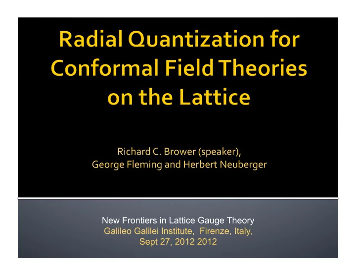 richard c brower speaker george fleming and herbert