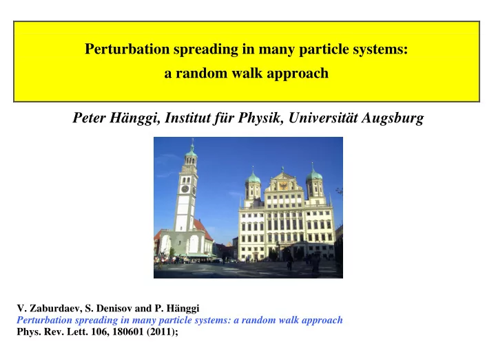 peter h nggi institut f r physik universit t augsburg v