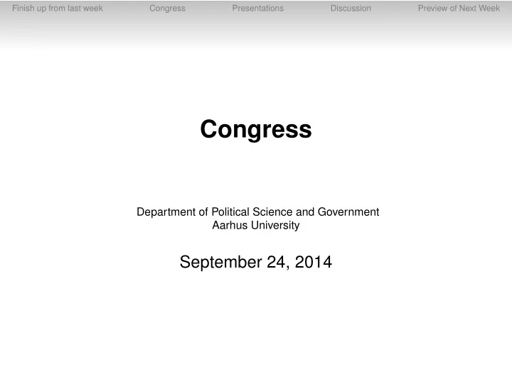congress