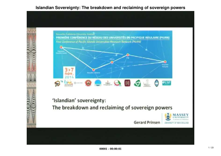 islandian sovereignty the breakdown and reclaiming of