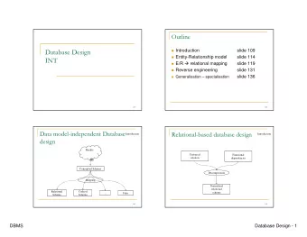 Introduction  slide 109  Entity-Relationship