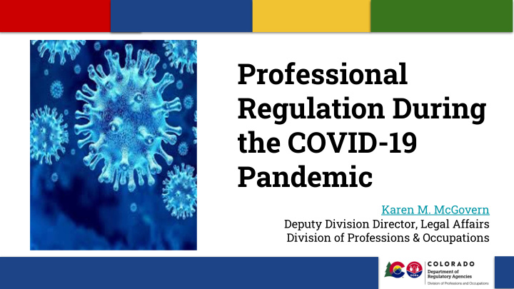 professional regulation during the covid 19 pandemic