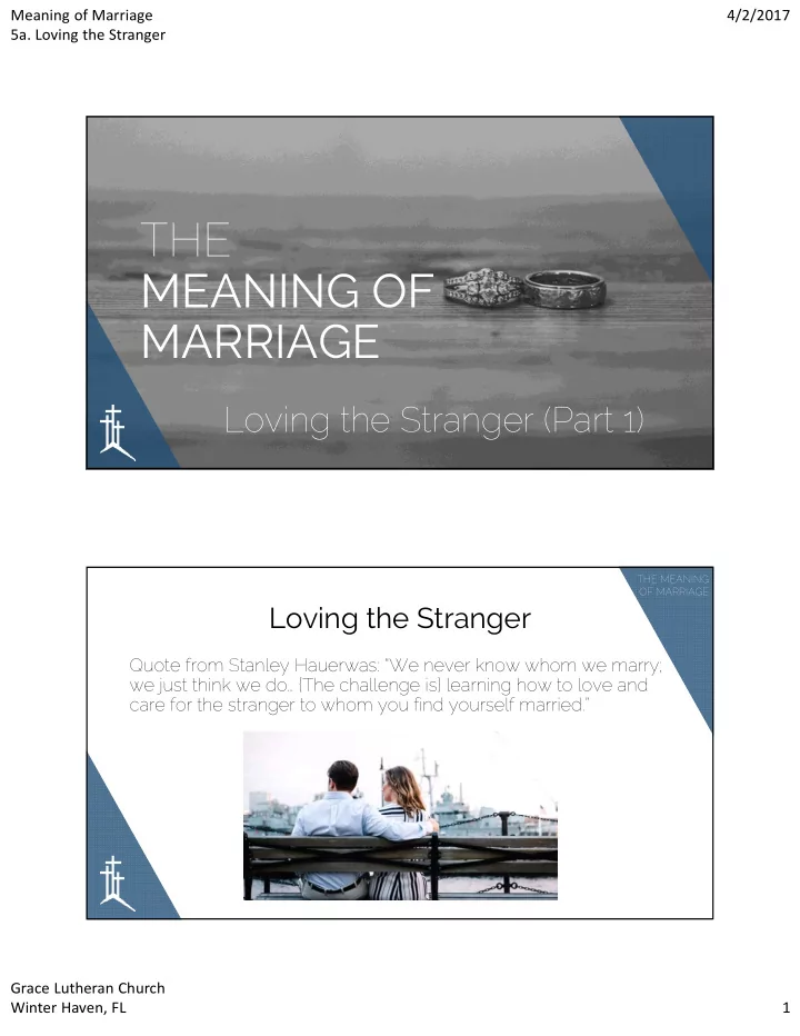 the meaning of marriage