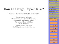 how to gauge repair risk