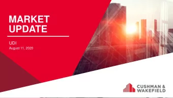 MARKET  ENTER YOUR PRESENTATION  UPDATE  TITLE HERE  Optional subtitle text here  UDI  August 11,