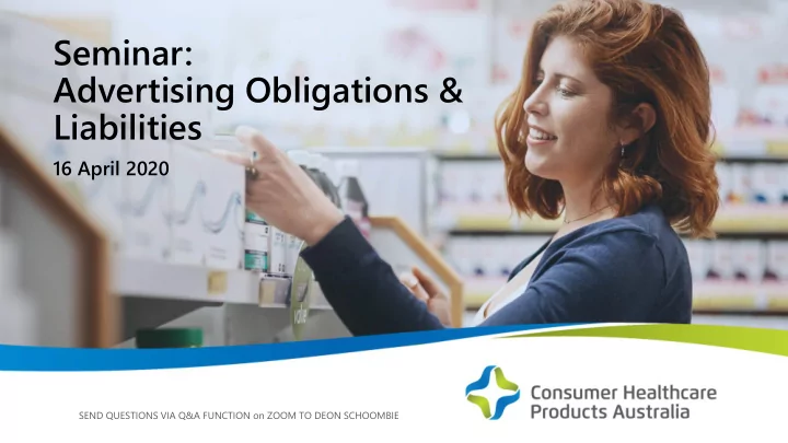 seminar advertising obligations liabilities