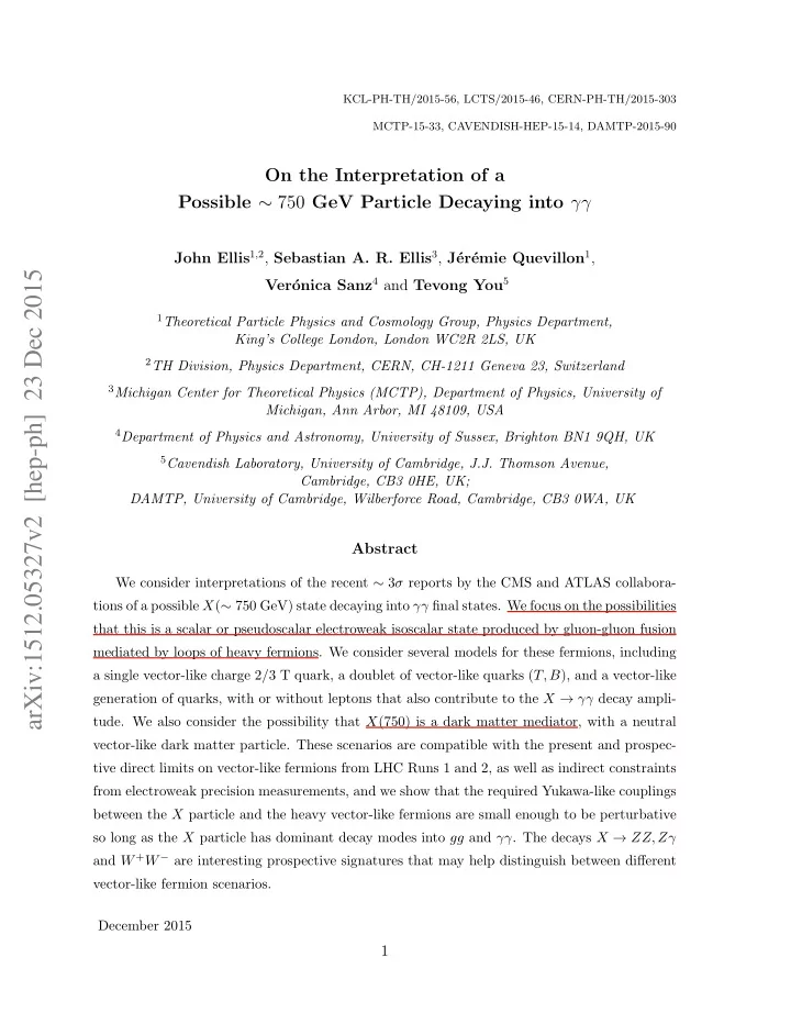 arxiv 1512 05327v2 hep ph 23 dec 2015