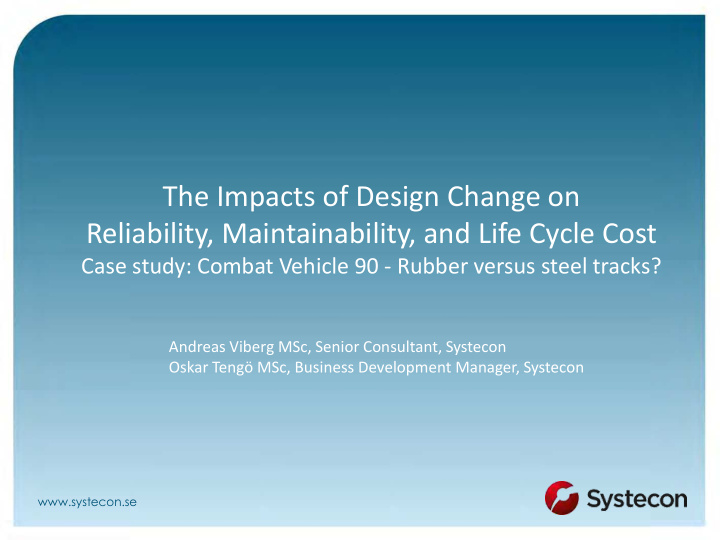 the impacts of design change on