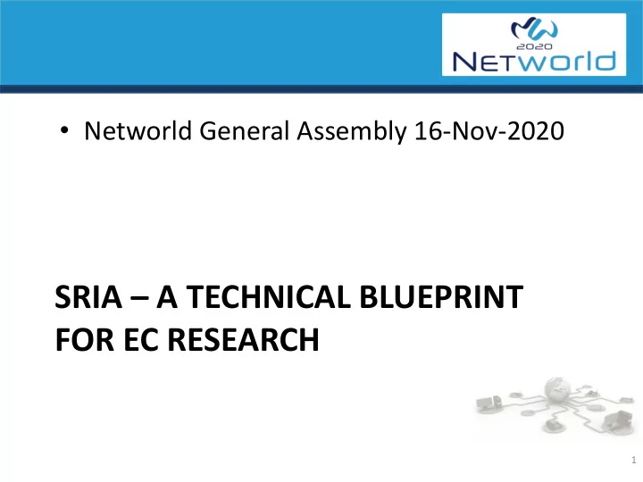 sria a technical blueprint