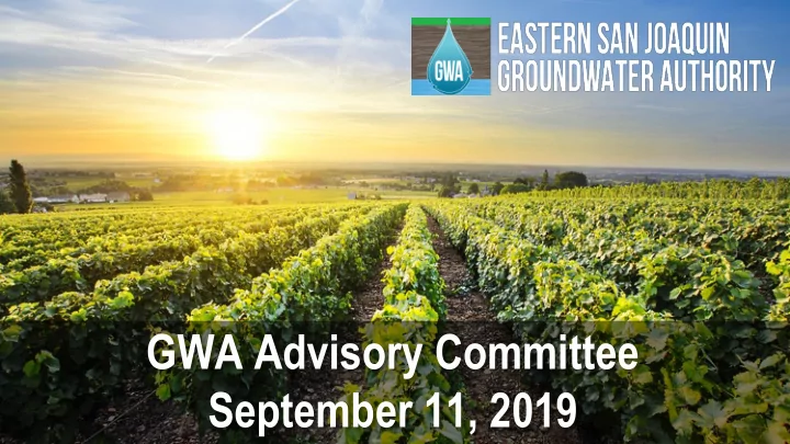 gwa advisory committee
