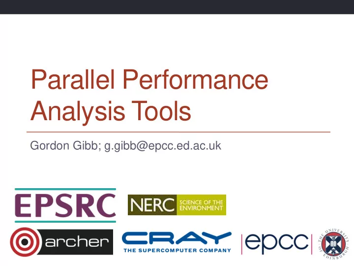 analysis tools