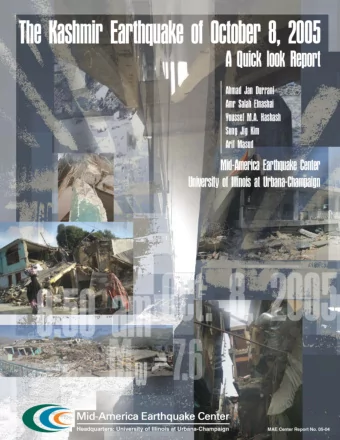 Mid-America Earthquake Center  Mid-America Earthquake Center  TABLE OF CONTENTS LIST OF