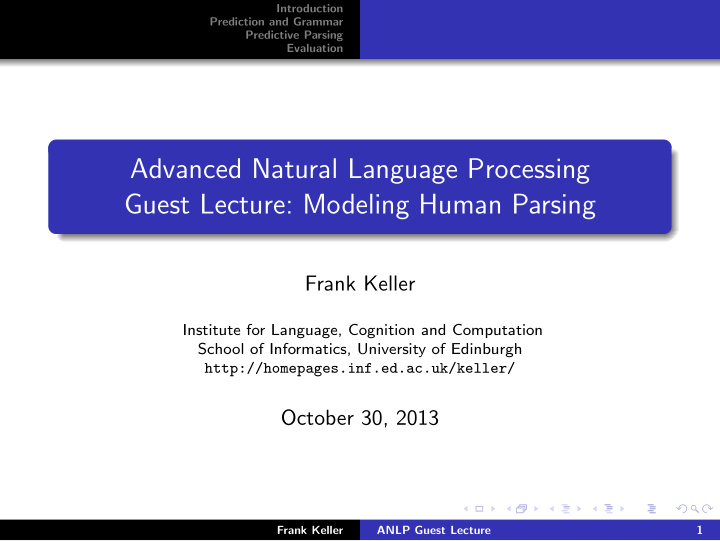 advanced natural language processing guest lecture