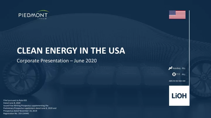 clean energy in the usa
