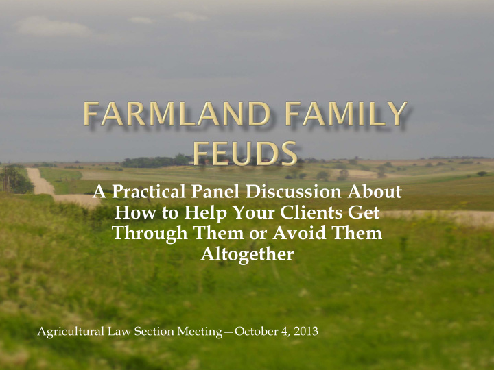 a practical panel discussion about how to help your