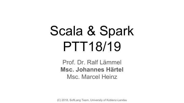 scala spark ptt18 19