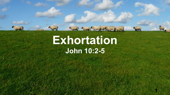 exhortation