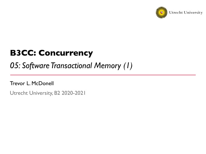 b3cc concurrency 05 software transactional memory 1
